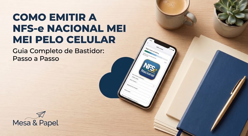 Como Emitir a NFS-e Nacional MEI pelo Celular em 5 Passos (Sem Travar no Cadastro)